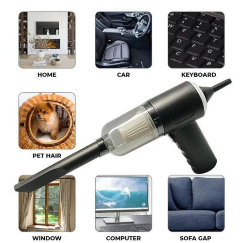 3 In 1 As-228 Mini Usb Rechargeable Vacuum Cleaner For Home And Office Use