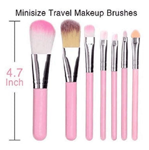 (pack Of 7) Hello Kitty Makeup Brush Set